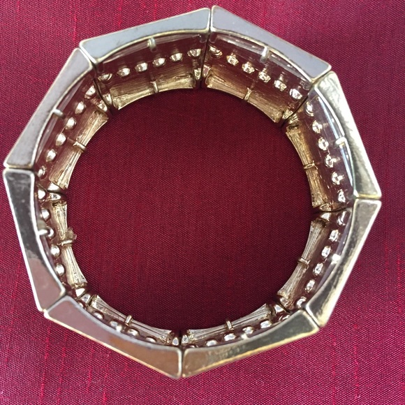 Octagon Rhinestone Bangle - Picture 3 of 5